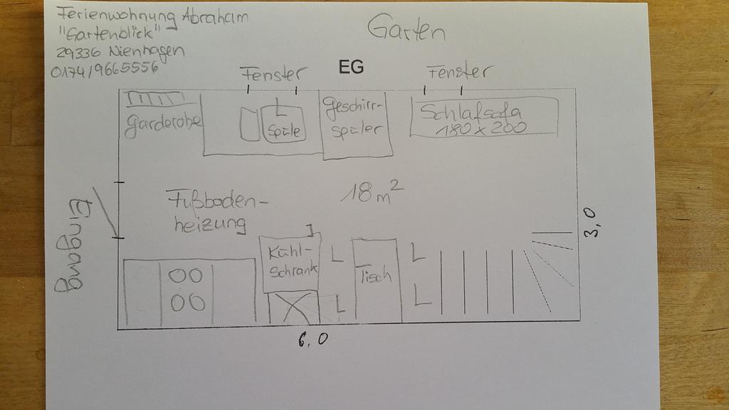 Ferienwohnungen Abraham Nienhagen Exteriör bild